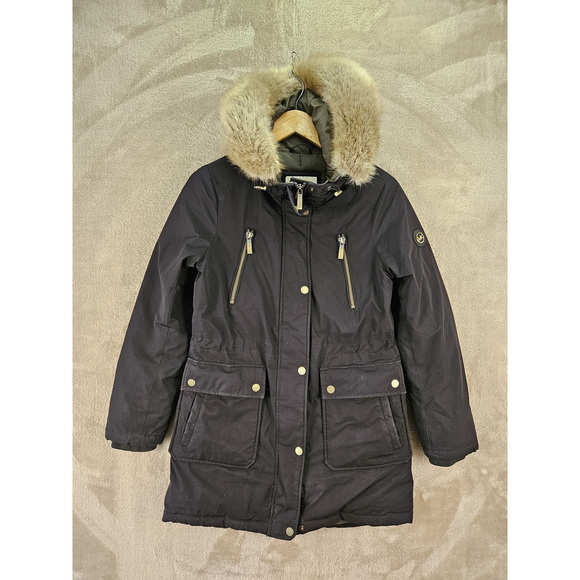 Michael Kors Jackets & Blazers - Michael Kors Down Jacket Puffer Coat Black Size XS Pockets Snap Buttons
